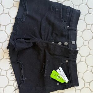 RSQ Black Denim Shorts